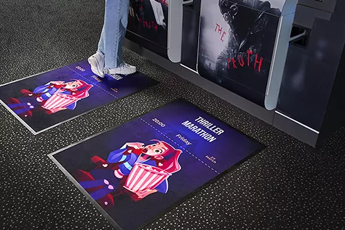 Dywanik promocyjny z logo, mata podłogowa Promo Star