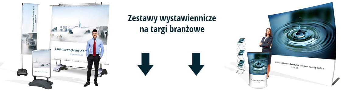Sprawdź zestawy targowe w sklepie reklamowym Retio.pl
